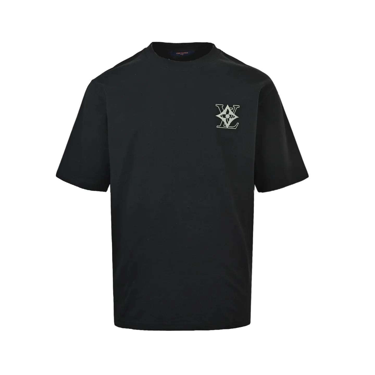 Louis Vuitton/Louis Vuitton back four-leaf clover signature foam printed short sleeves